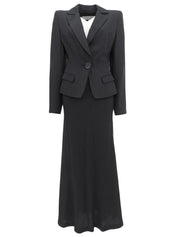 Striped Pattern Set Up Navy