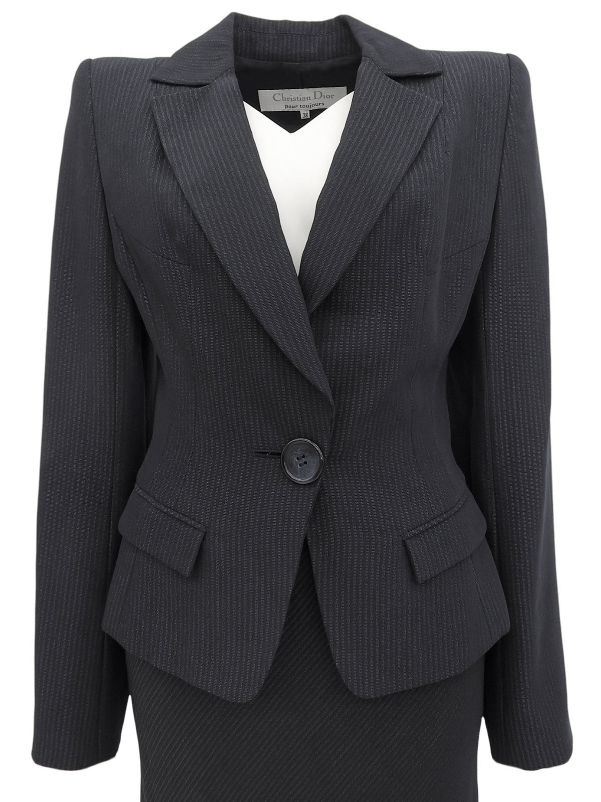 Striped Pattern Set Up Navy