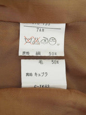 Check Pattern Logo Button Set in Brown/Multi