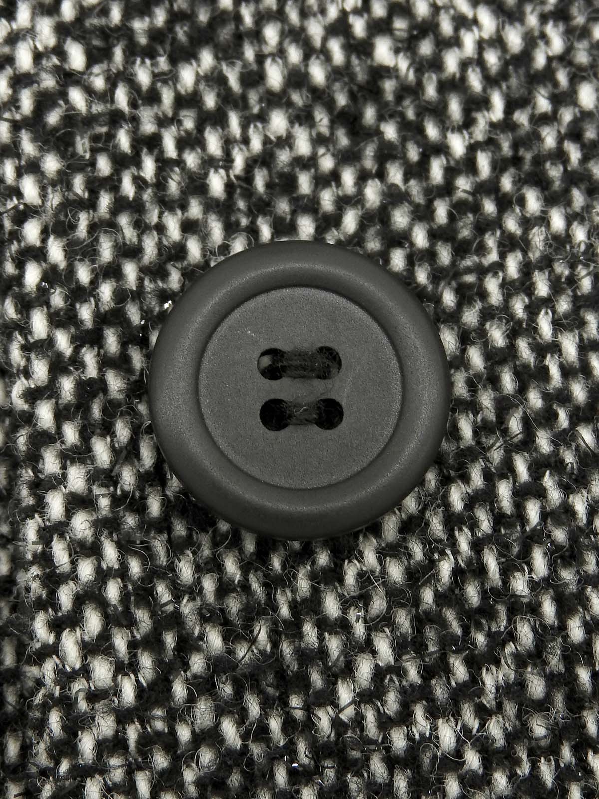 ウールラメローズコサージュセットアップ グレー