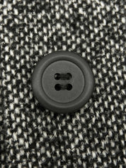 ウールラメローズコサージュセットアップ グレー