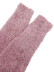 モヘアショートジップアップファージャケット ピンク