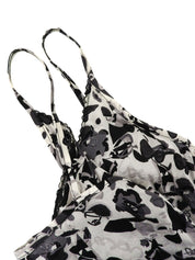 2005年製 CCマークマルチプリントキャミソール ホワイト/ブラック/グレー