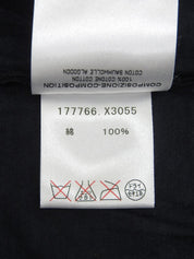 ギャザーノースリーブトップス ブラック