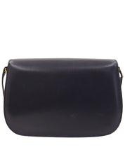 デザインプレートショルダーバッグ ネイビー