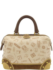 160周年アニバーサリープリントハンドバッグ ベージュ/ブラウン