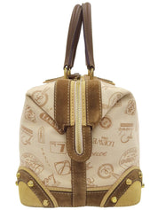 160周年アニバーサリープリントハンドバッグ ベージュ/ブラウン