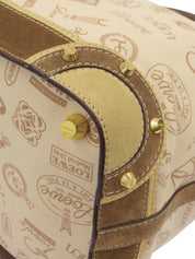160th Anniversary Print Handbag Beige/Brown