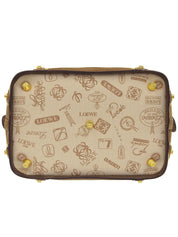 160周年アニバーサリープリントハンドバッグ ベージュ/ブラウン