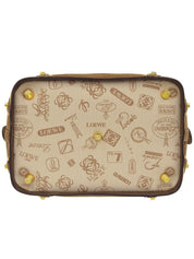 160th Anniversary Print Handbag Beige/Brown