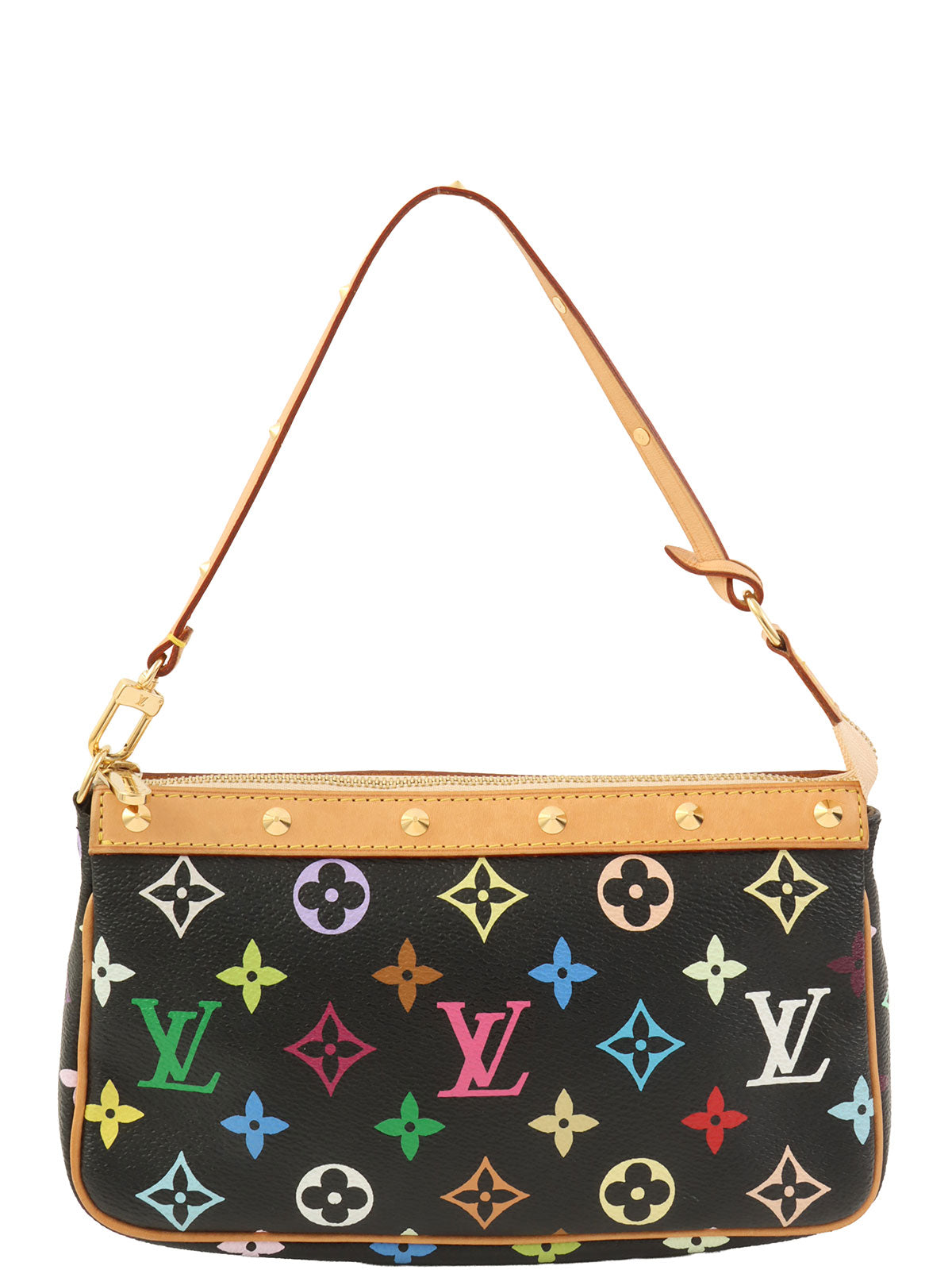 2003年製　モノグラムマルチカラーポシェットアクセソワール　ノワール