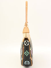 2003年製　モノグラムマルチカラーポシェットアクセソワール　ノワール