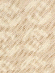 FF 西葫芦图案围巾，象牙色