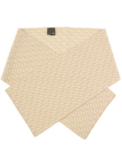 FF 西葫芦图案围巾，象牙色