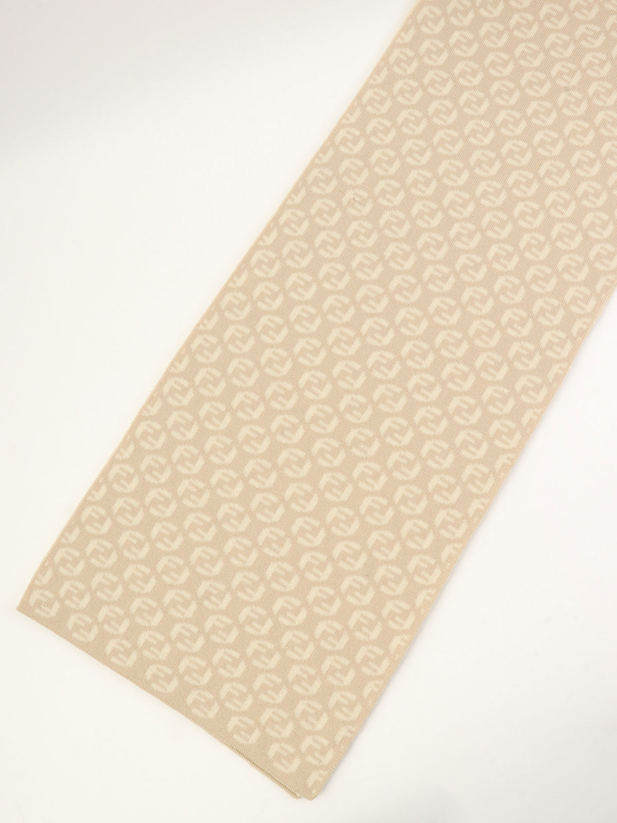 FF 西葫芦图案围巾，象牙色