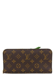 2008 Monogram Portefeuille Ansolite 棕/绿