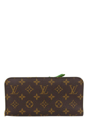 2008 Monogram Portefeuille Ansolite Brown/Green