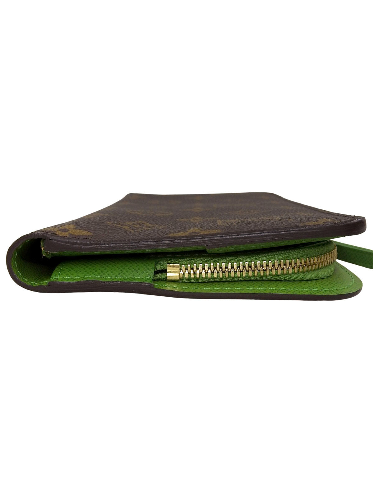 2008 Monogram Portefeuille Ansolite 棕/绿