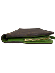 2008 Monogram Portefeuille Ansolite Brown/Green