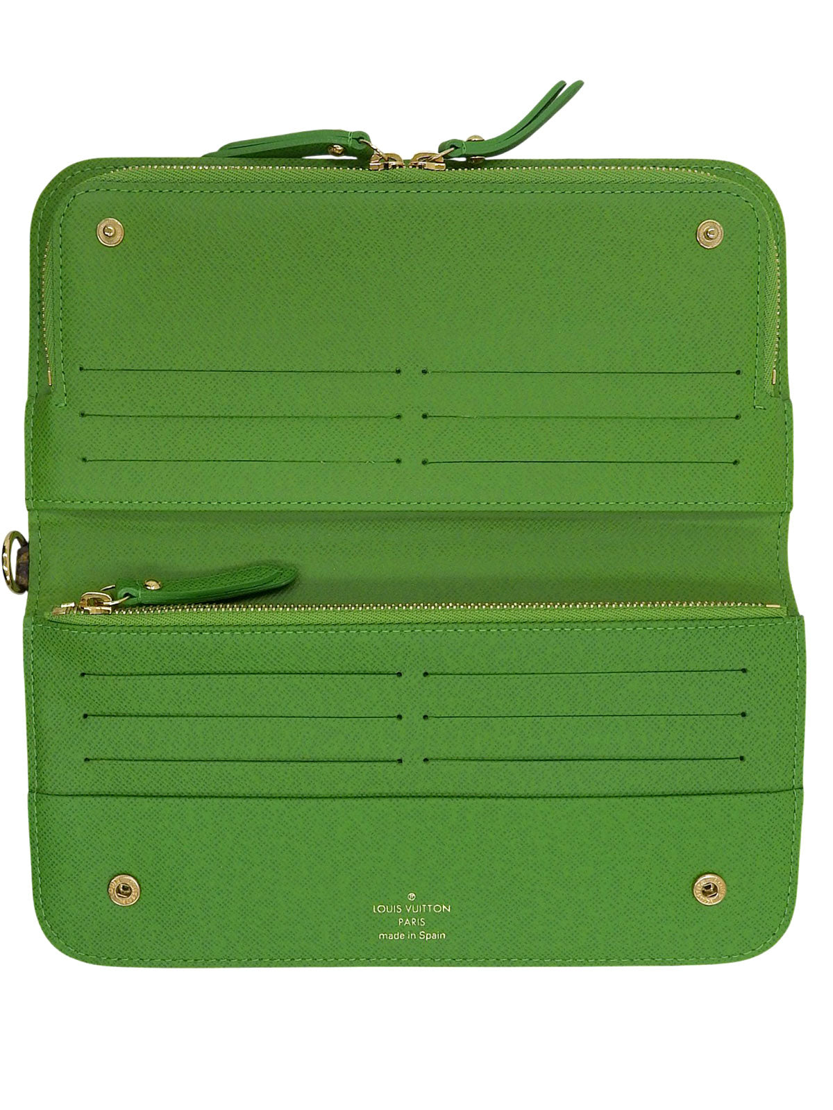 2008 Monogram Portefeuille Ansolite 棕/绿