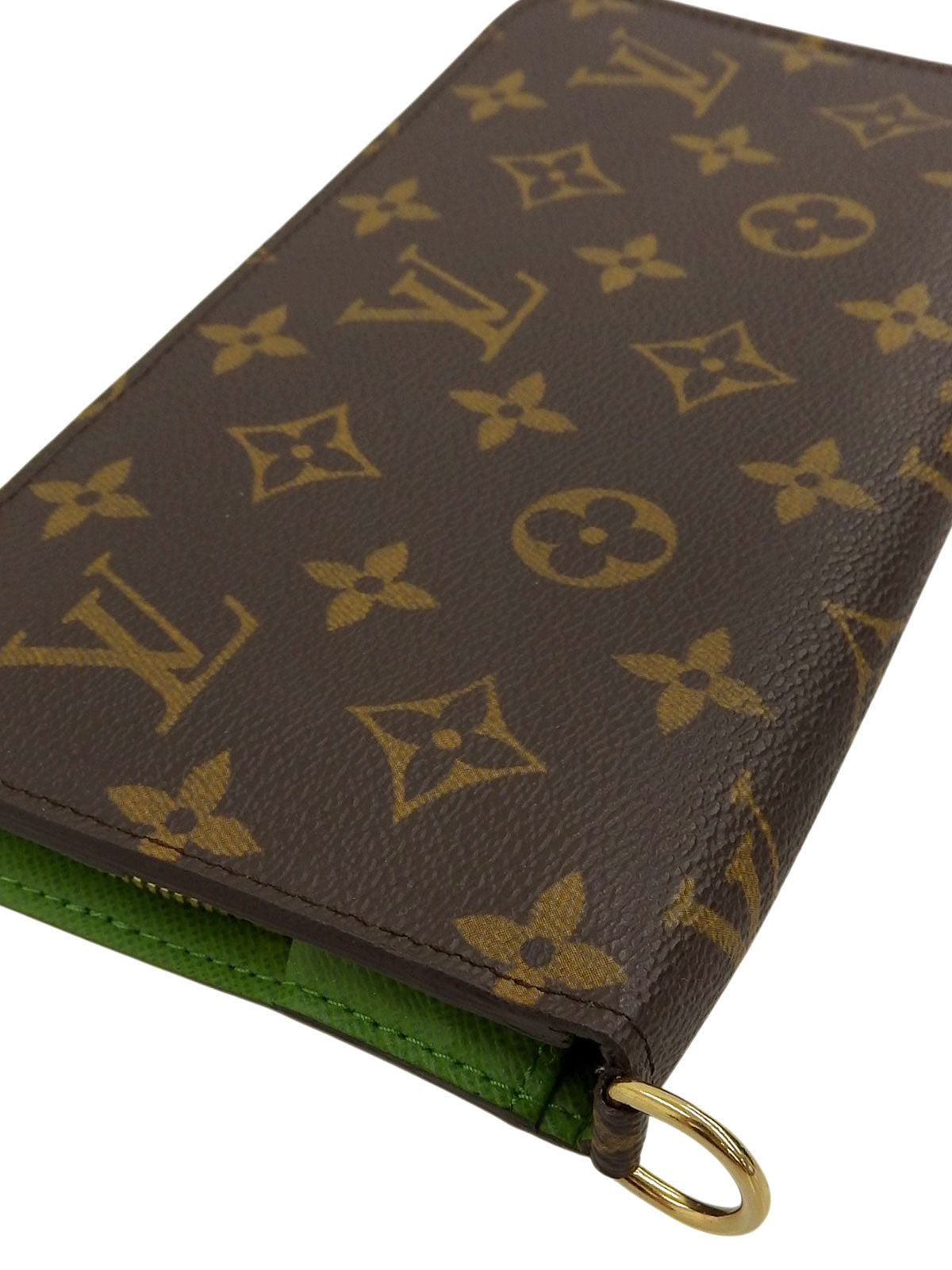 2008 Monogram Portefeuille Ansolite Brown/Green