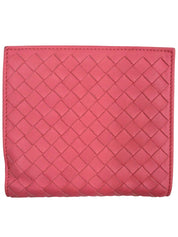 Intrecciato 紧凑型钱包 粉色