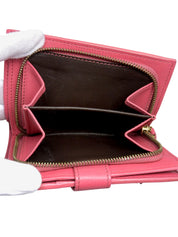 Intrecciato 紧凑型钱包 粉色