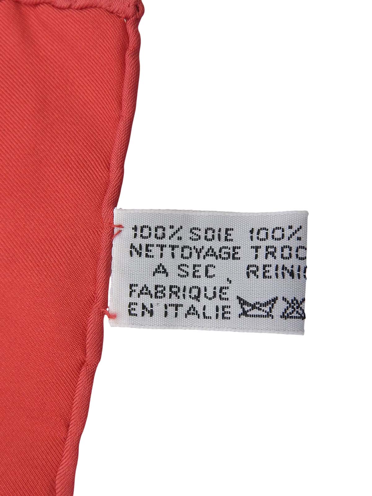 Mast Line Jewelry Pattern Scarf White/Red/Multi