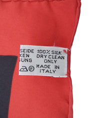 Mast Line Jewelry Pattern Scarf White/Red/Multi