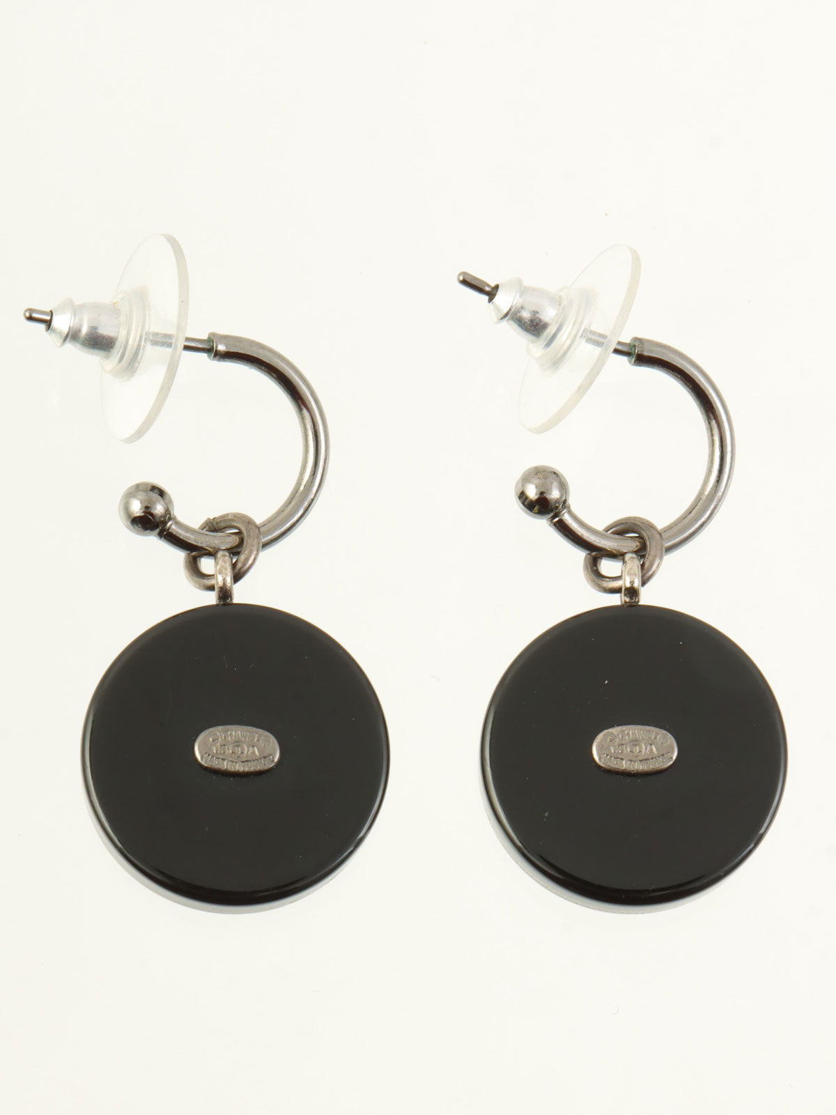2006年製 ラウンドスウィングCCマークピアス ブラック/ガンメタル