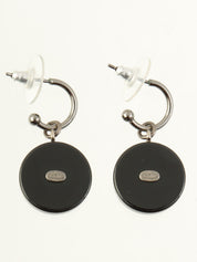 2006年製 ラウンドスウィングCCマークピアス ブラック/ガンメタル