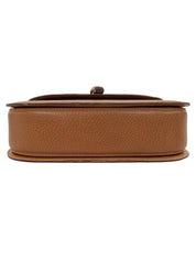 棕色猪皮竹制两用包