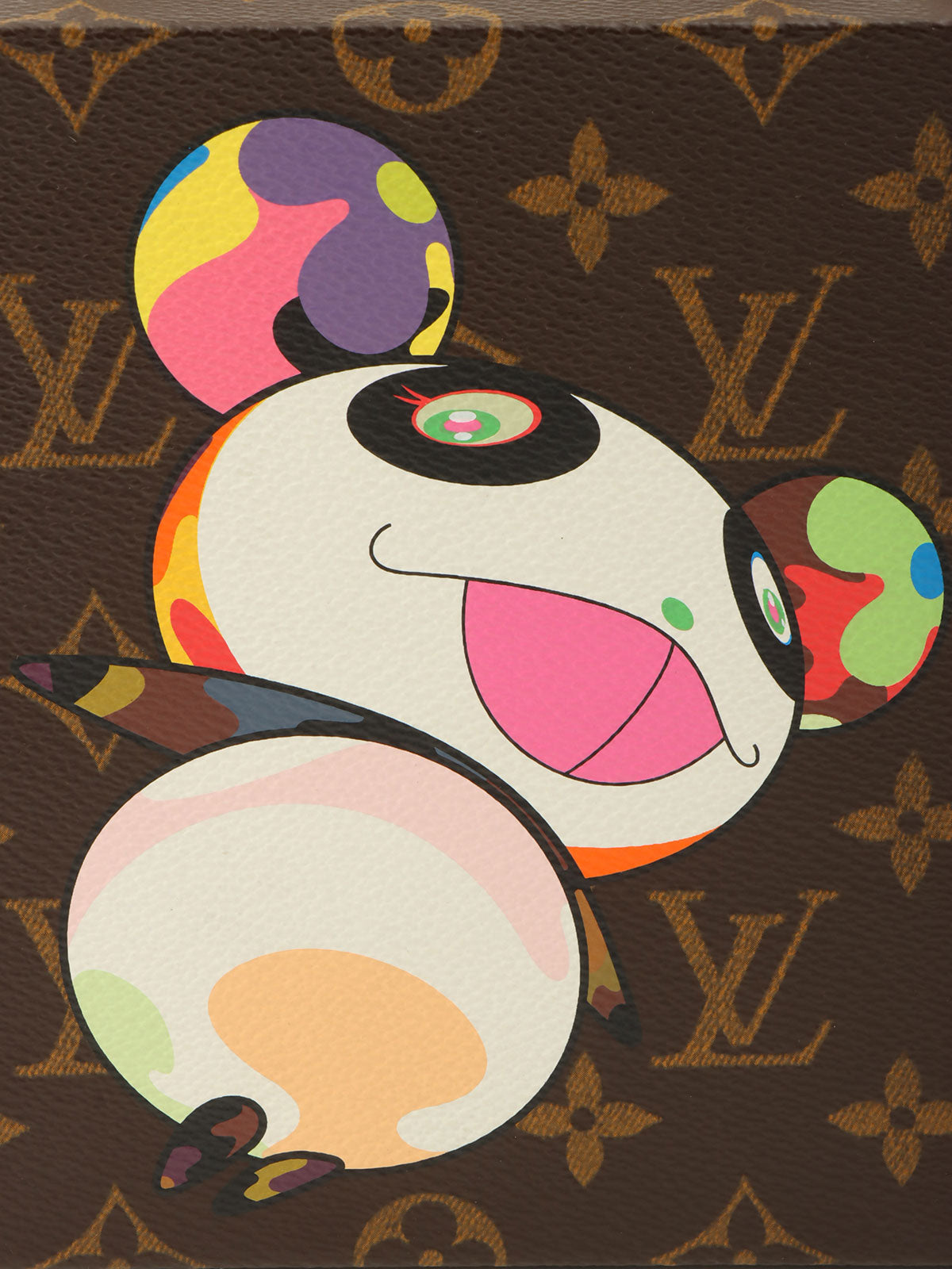 村上隆联名款Monogram Panda珠宝盒 棕色/多色