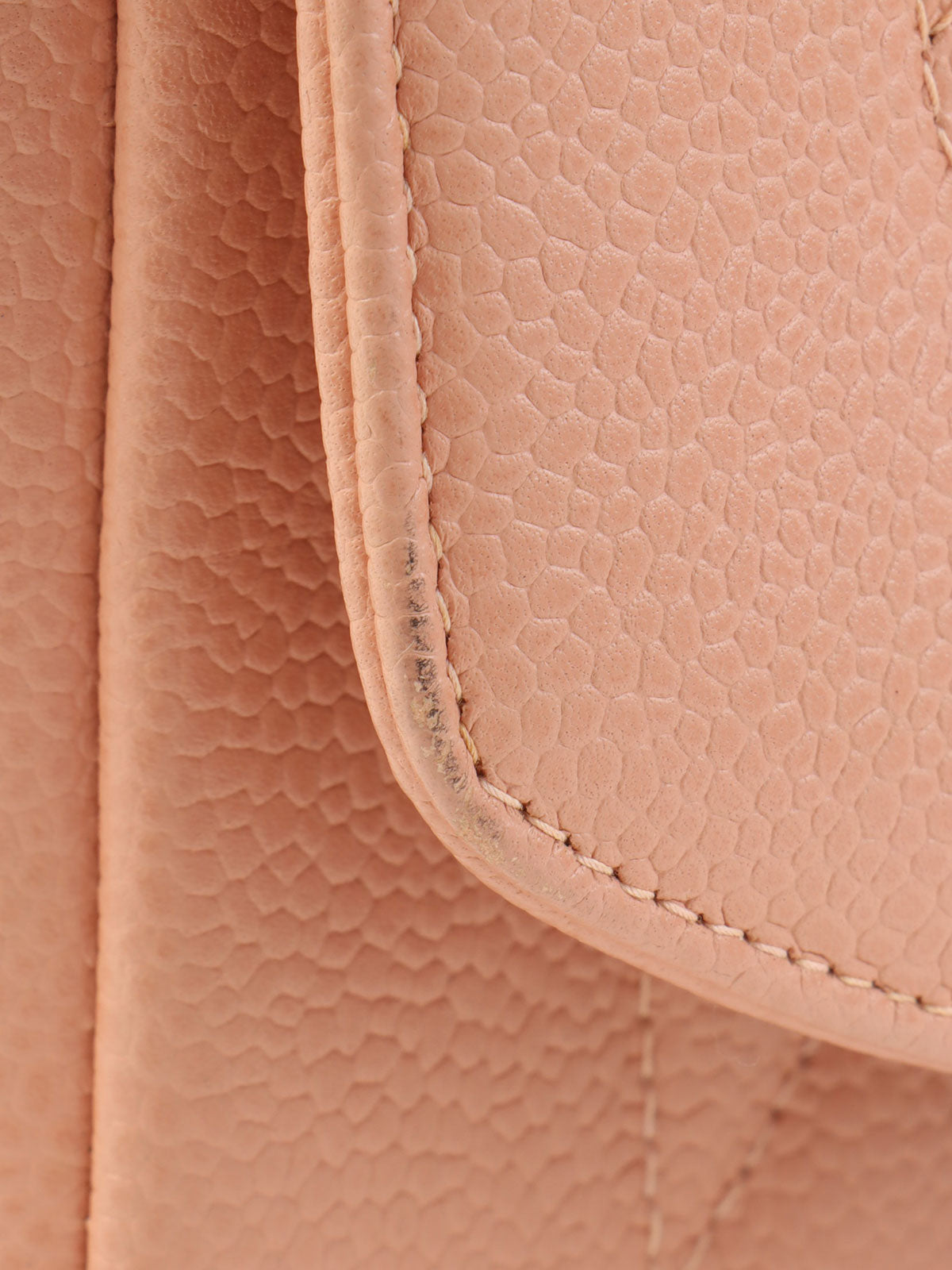 1995年頃製 ダイアナフラップチェーンバッグ25cm ピンク