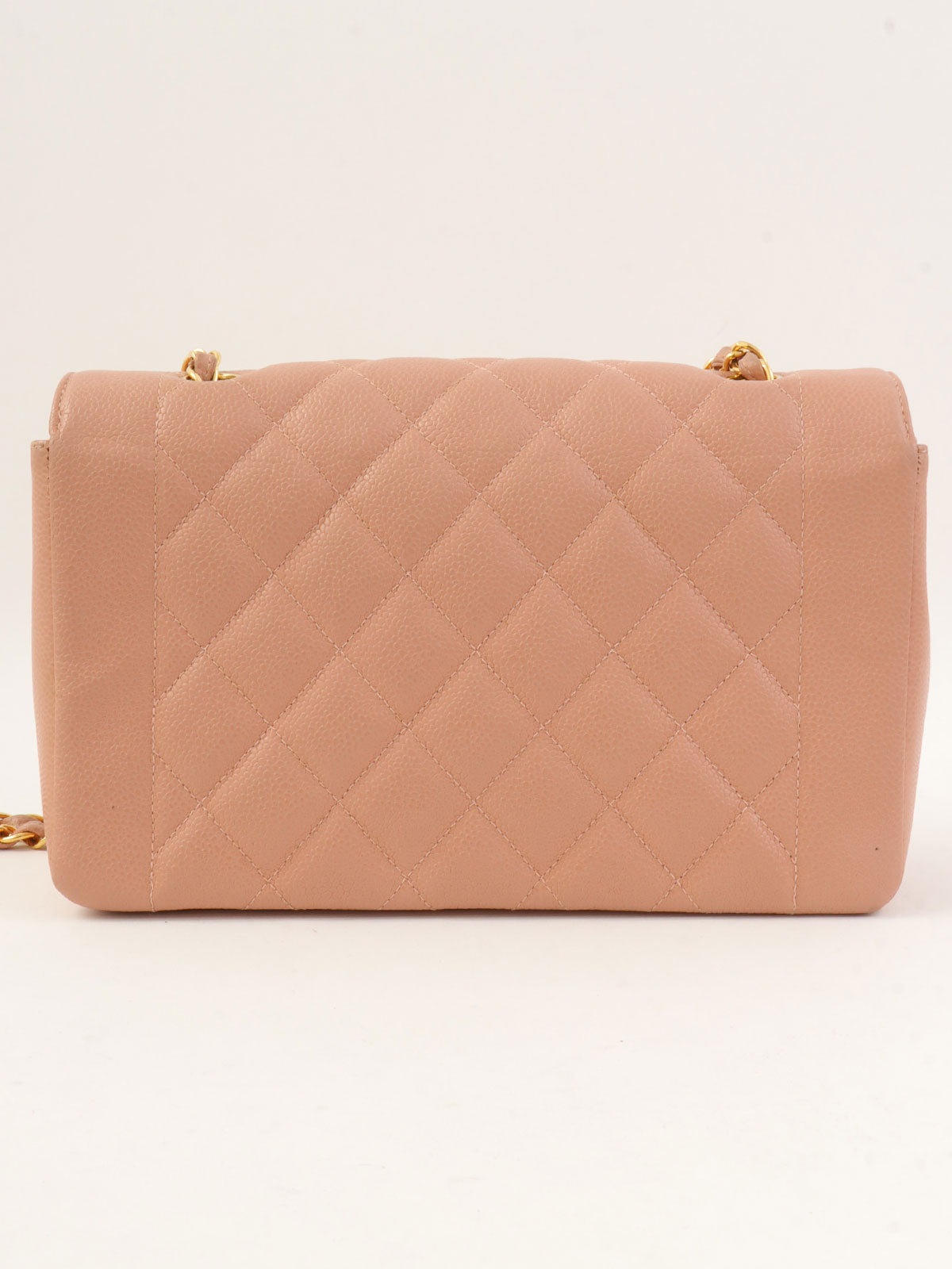 1995年頃製 ダイアナフラップチェーンバッグ25cm ピンク