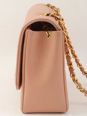 1995 Diana flap chain bag, 25cm, pink