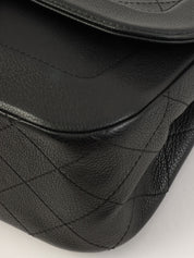 2014年頃製 キャビアスキンCCターンロックチェーンショルダーバッグ ブラック