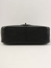 2014年頃製 キャビアスキンCCターンロックチェーンショルダーバッグ ブラック