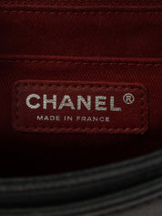 2014年頃製 キャビアスキンCCターンロックチェーンショルダーバッグ ブラック