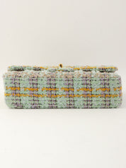 1992年頃製 クラシックフラップハンドバッグ ミントグリーン/マルチ