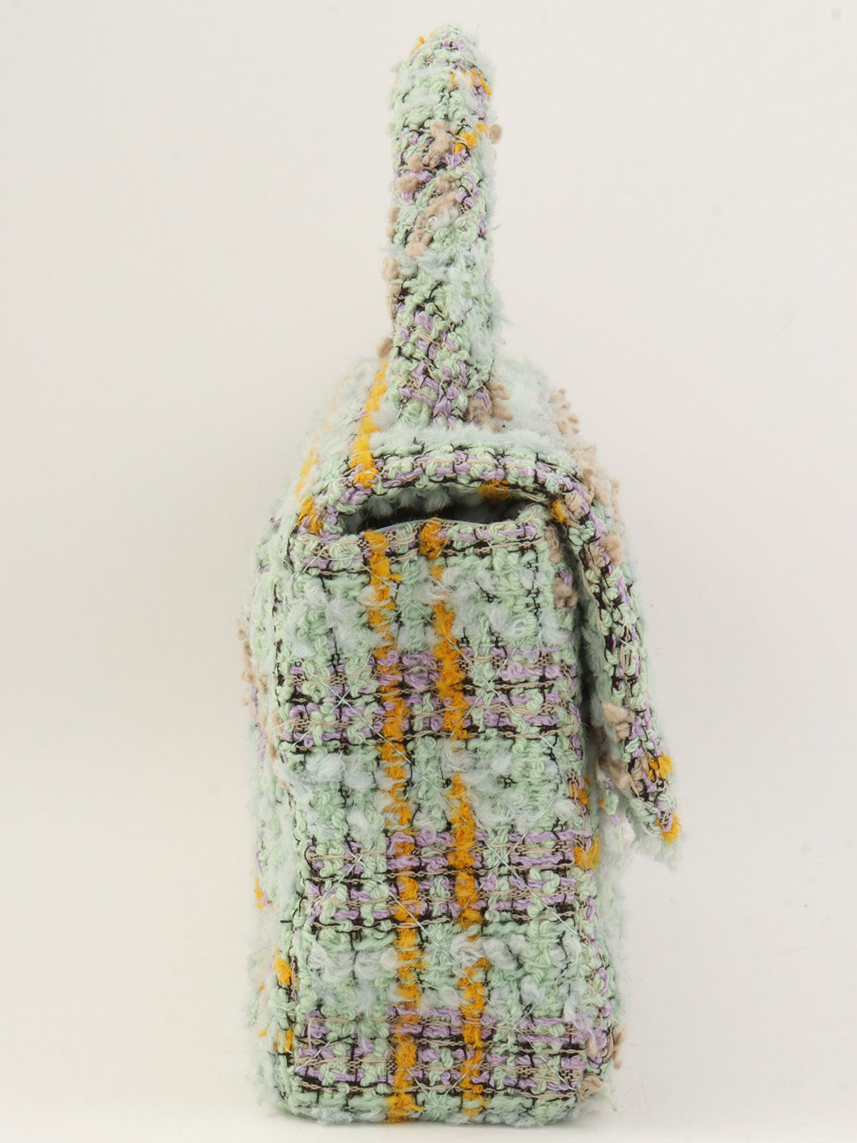 1992年頃製 クラシックフラップハンドバッグ ミントグリーン/マルチ