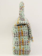 1992年頃製 クラシックフラップハンドバッグ ミントグリーン/マルチ