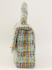 1992年頃製 クラシックフラップハンドバッグ ミントグリーン/マルチ