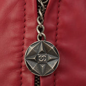 2013-era Matelasse Stitch CC Turnlock Backpack Bordeaux