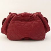2013-era Matelasse Stitch CC Turnlock Backpack Bordeaux