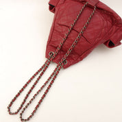 2013-era Matelasse Stitch CC Turnlock Backpack Bordeaux