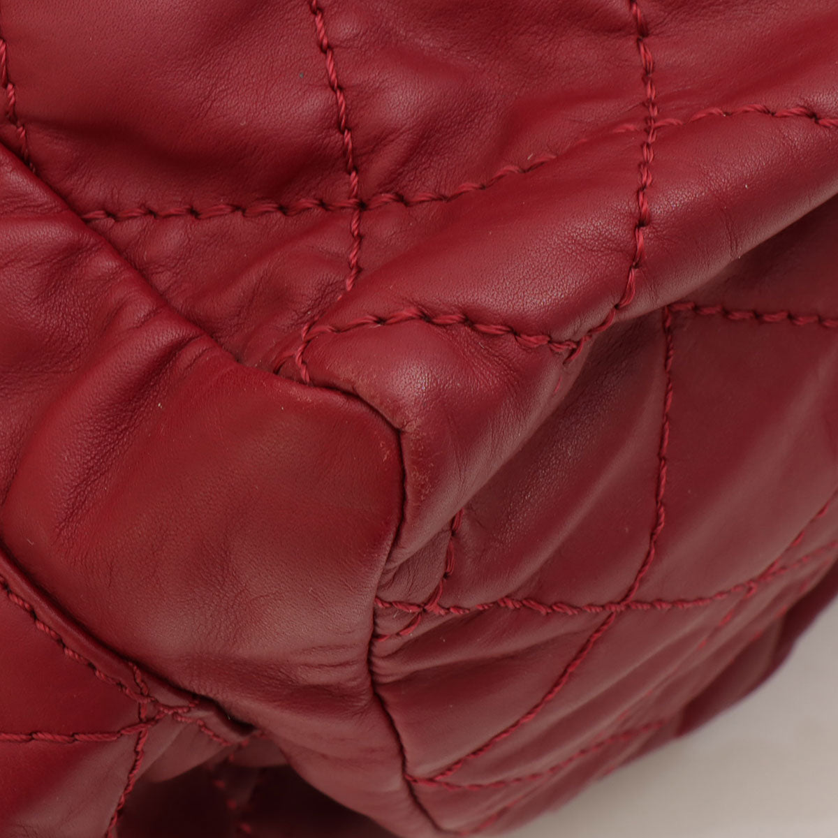 2013-era Matelasse Stitch CC Turnlock Backpack Bordeaux