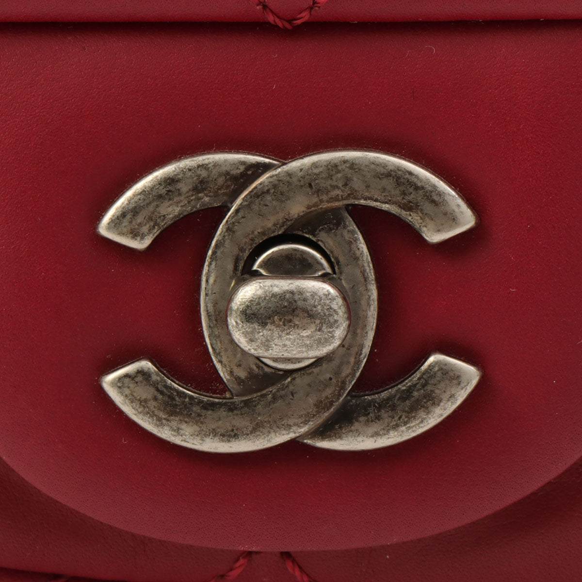 2013-era Matelasse Stitch CC Turnlock Backpack Bordeaux
