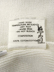 ボーダーパターンCCマーク刺繍ノースリーブワンピース ホワイト/ネイビー