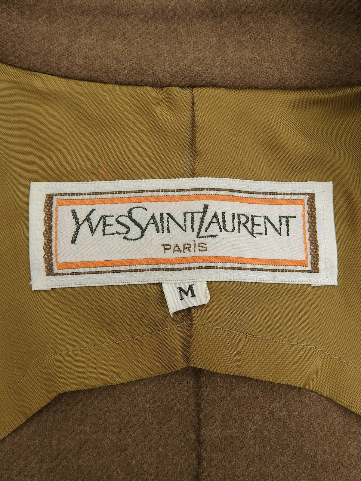 ウールバイカラーセットアップ　ベージュ/ブラウン